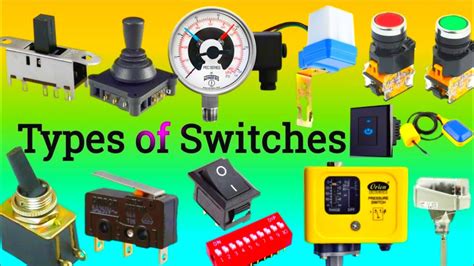 Types Of Switches Types Of Electrical Switches Switch Types