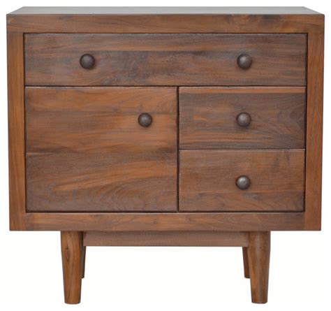 Extra cashback worth ₹ 3,125. Mode Reclaimed Teak Wood Nightstand - Midcentury - Nightstands And Bedside Tables - by Teak Me Home