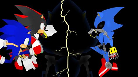 Sonic And Shadow Vs Metal Sonic Youtube
