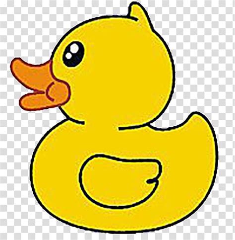 Yellow Duck Illustration Rubber Duck Poster Cartoon Cute Little
