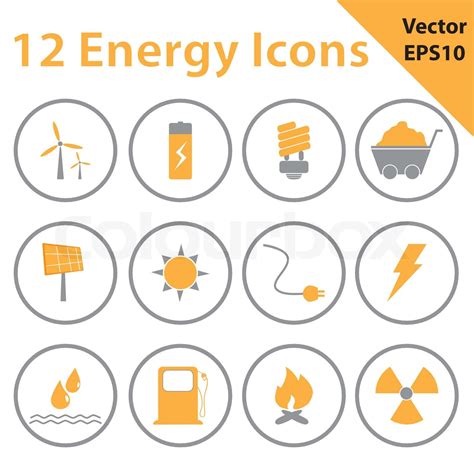 Energie Icon2 Stock Vektor Colourbox
