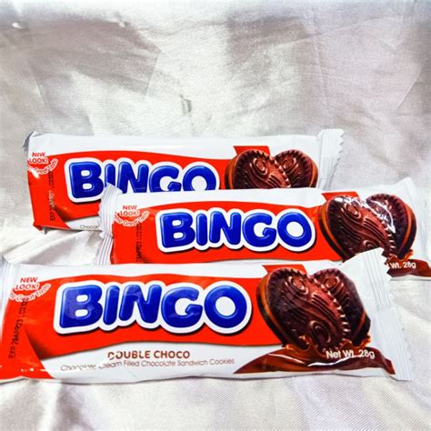 Bingo Double Choco Chocolate Filled Cookie Shopee Philippines