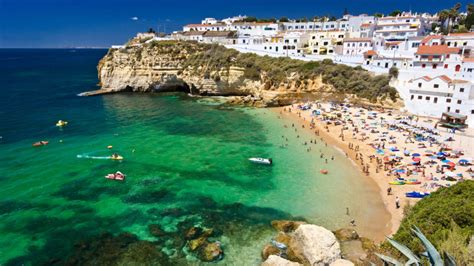 See reviews and photos of beaches in portugal, europe on tripadvisor. Carvoeiro Beach Lagoa Municipality Faro District Algarve Portugal Aerial View Wallpapers For ...