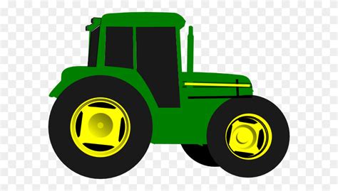Green Tractor Clip Art Road Side View Clipart Flyclipart