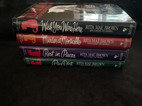 Set Of 4 Rita Mae Brown Mrs Murphy Mysteries Hardcover Books 1 4 1st Edit Ebay
