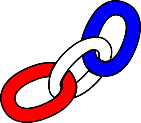 Free Vector Graphic Links Chain Red White Blue Free Image On