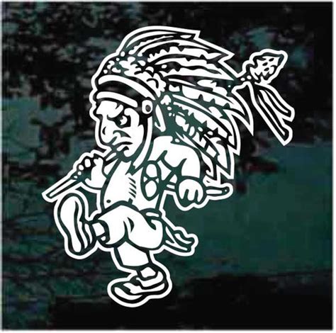 Indian Chief Mascot Decals And Car Window Stickers Decal Junky