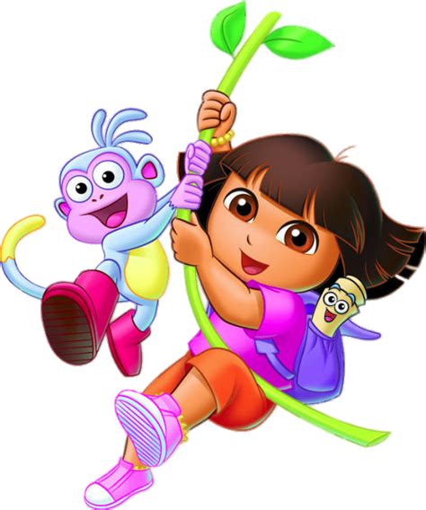 Dora The Explorer With Boots Dora And Boots Hu Png Image With