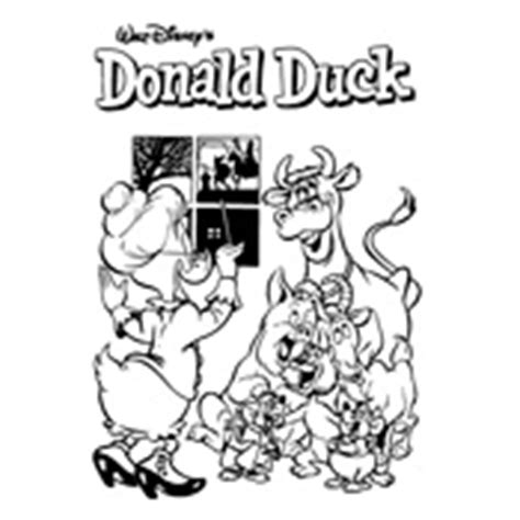 Mewarnai indah Kleurplaat Donald Duck Skien