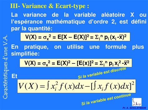 Loi de l'espérance itérée  modifier  Formule Espérance / Calcul De L Esperance Mathematique Loi ...