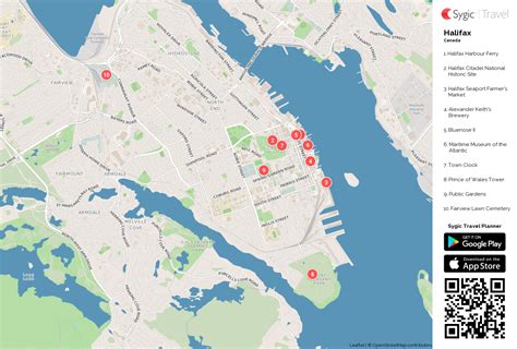 Halifax Nova Scotia Canada Map Map