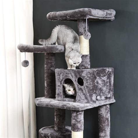 We have a number of cat towers and cat condos that you can choose from, to find the perfect cat playhouse for your. vapeonly Cat Tree Condo Furniture Luxury Cat Tower with ...