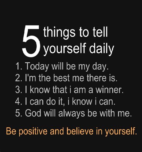 Things To Tell Yourself Daily Trusper