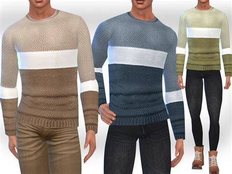 The Sims Resource Male Sims Sweaters