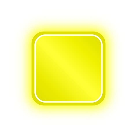 Neon Yellow Square Banner Neon Square 10956833 Png