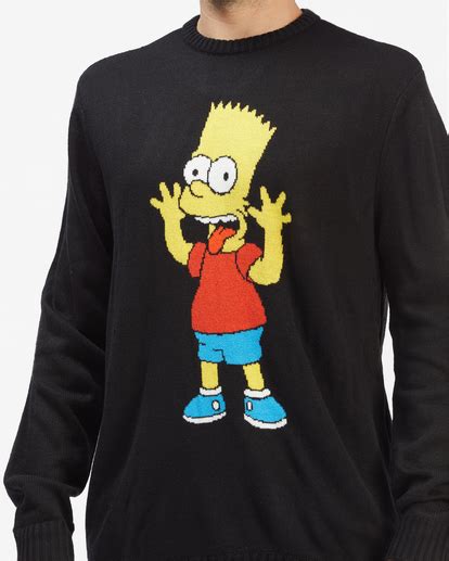 The Simpsons Bart Crewneck Sweater Billabong