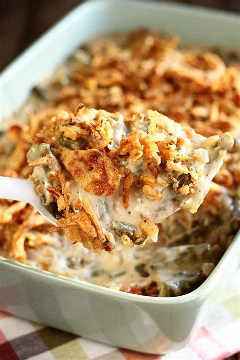 I prefer sweet onions such as walla walla or vidalia, but ordinary cooking onions are fine too. Ultimate Green Bean Casserole - Southern Bite