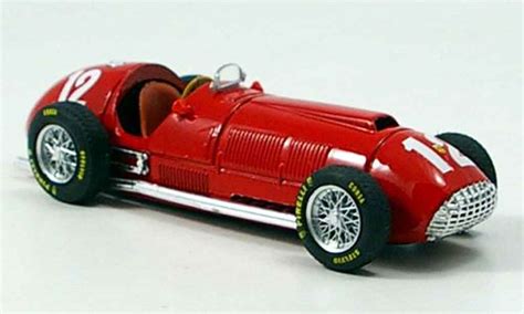 Miniature Ferrari 375 118 Tecnomodel Indianapolis Rouge Scuderia