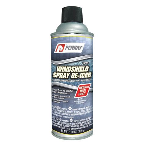 Penray 123 Oz Aerosol Windshield Spray De Icer 85216 The Home Depot