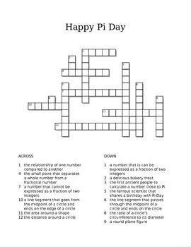 You can never go wrong with a puzzle. Pi Day Crossword Puzzle | Pi day, Crossword puzzle, Happy pi day
