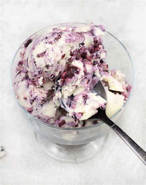 Black Raspberry Ice Cream No Churn Recipe