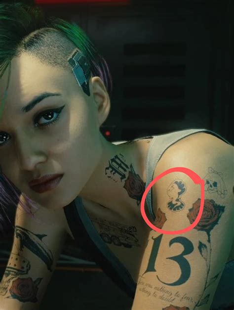 Cyberpunk 2077 Judy Tattoo