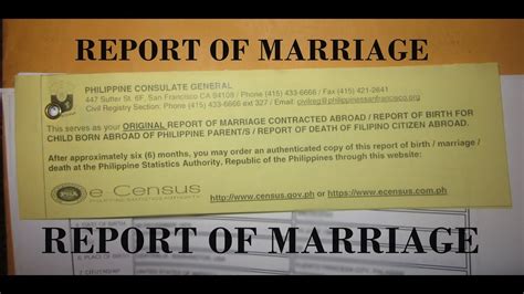 Report Of Marriage L Filipina And American Youtube