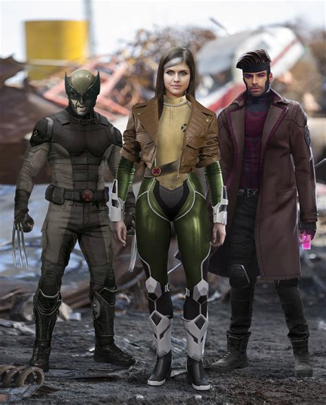 An Mcu X Men Concept Wolverine Rogue Gambit Rxmen