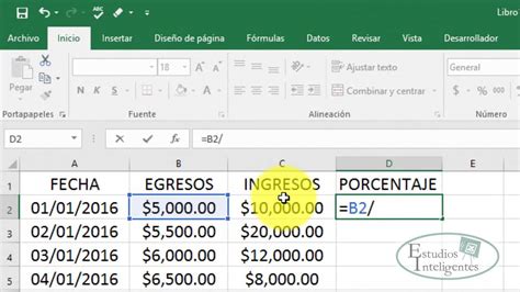 Cómo Calcular Porcentaje En Excel