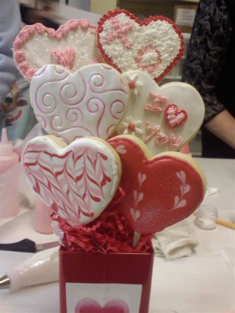 Cookie Bouquets In Time For Valentines Day All Photos Are Copyright Of