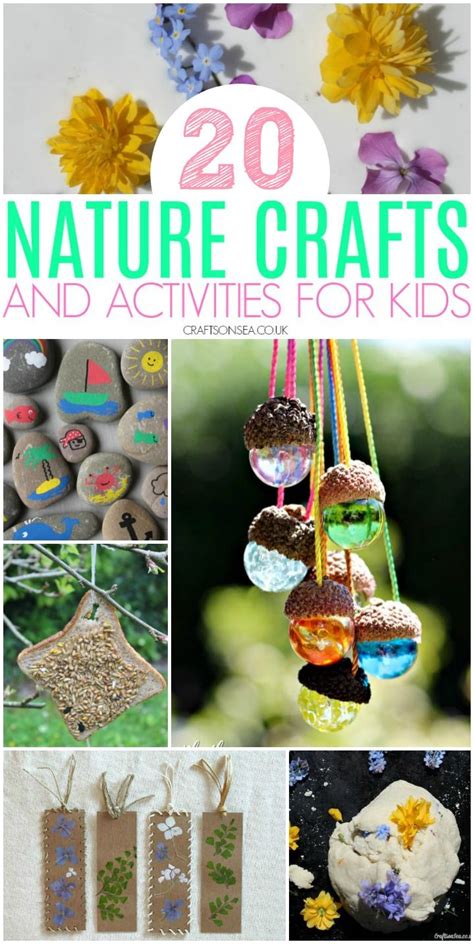 28 Fun Nature Activities And Crafts For Kids Nature Crafts Kids