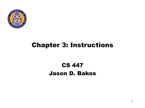 Ppt Chapter 3 Instructions Powerpoint Presentation Free Download