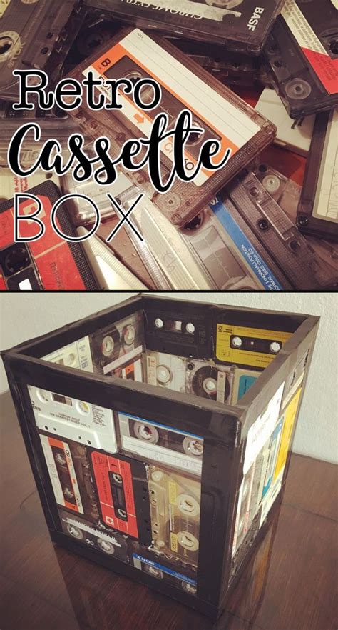Retro Cassette Box Cassette Boxes Scrapbook Shadow Box Retro