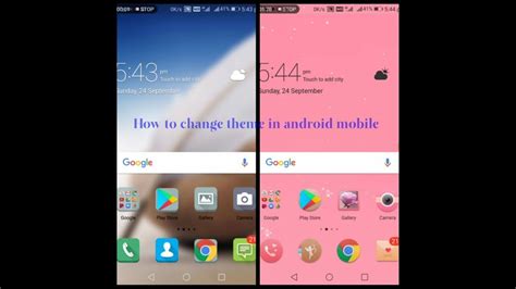 How To Change Theme In Android Mobile Youtube