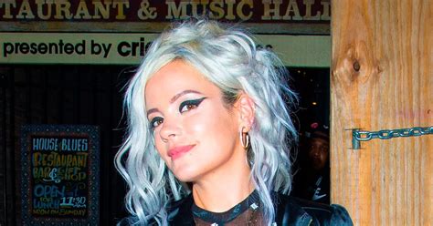 Lily Allen Bares All In Outrageous See Through Top As She Signs