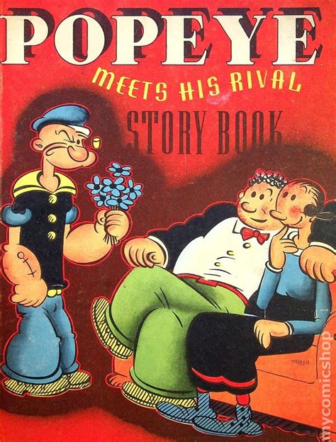 Popeye Meets His Rival Story Book 1937 Comic Books
