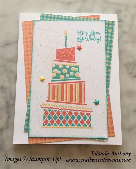 Cake Crazy Stamp Set Stampin Up Cards Handmade Birthday Cards
