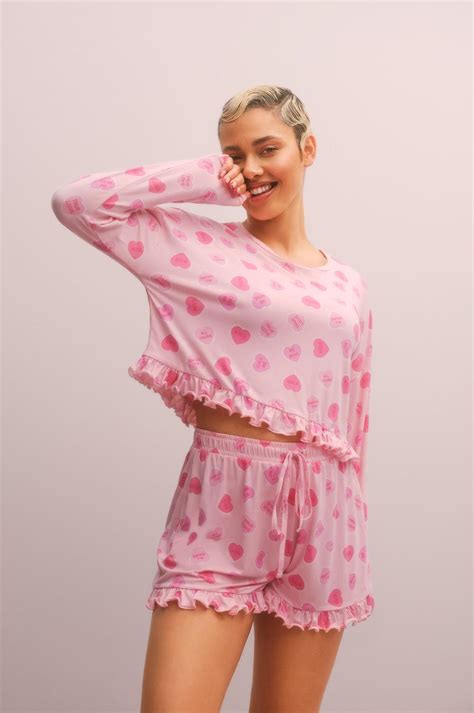 Matching Pyjamas And Lingerie Sets For Valentines Day Primark