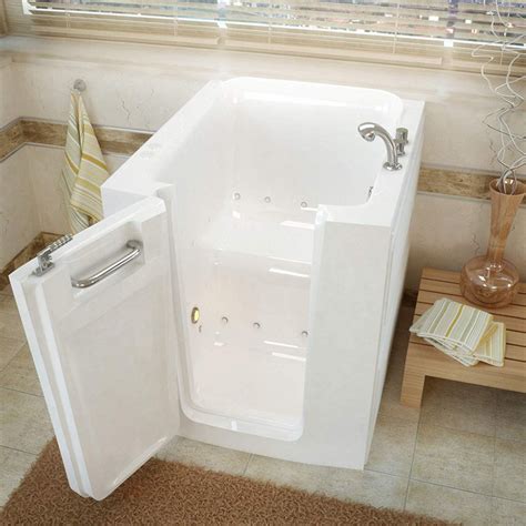 Walk In Bathtub With Built In Seat And Shower With Massage Jets