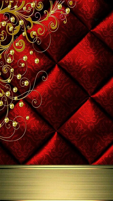Pin By Maria Grzelak On Red And Gold Wallpaper Red And Gold Wallpaper