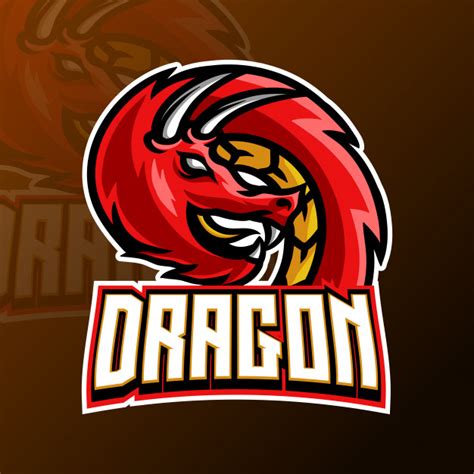 Here we collect 66 dragon logos for your. Dragon maskottchen gaming logo design-vorlage für den ...