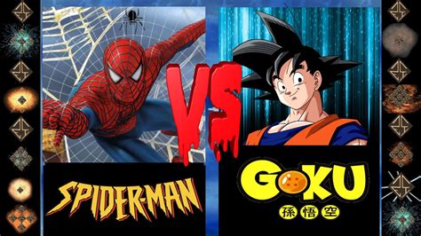 Spiderman Marvel Comics Vs Goku Dragonball Z Ultimate Mugen Fight