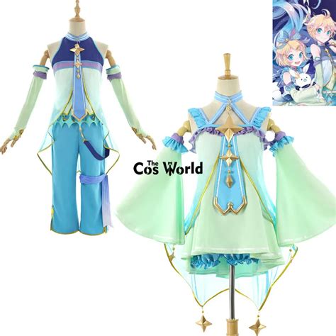 2017 Snow Vocaloid Kagamine Rin Len Tops Pants Uniform Outfit Anime Cosplay Costumes In Anime
