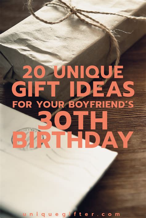 T Ideas For Your Boyfriends 30th Birthday Milestone Birthday