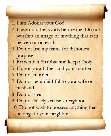 Maybe you would like to learn more about one of these? What if the Ten Commandments were Ten Essential Questions ...