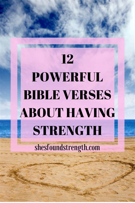 12 Powerful Bible Verses About Having Strength Kjv Shes Found Strength