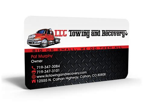 If you are one of the skilled individuals that operates a towing vehicle, then these tips will help you to design an effective color business card for your company. Business Card Design design for Jackie Murphy, a company ...