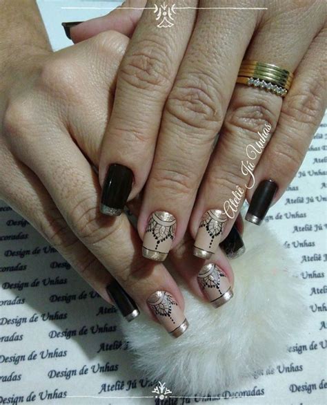 Pin De Meagen Dunnam Em Hairandmakeupandnails Unhas Pretas Unhas Preto E