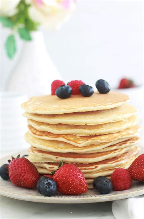 Pancakes Américains La Recette De Base Cuisine Culinaire