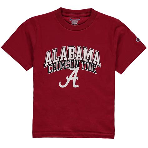 Alabama Crimson Tide Champion Youth Jersey T Shirt Crimson